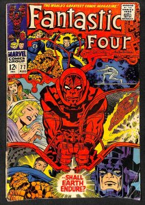 Fantastic Four #77 VG- 3.5 Silver Surfer Galactus! Marvel Comics