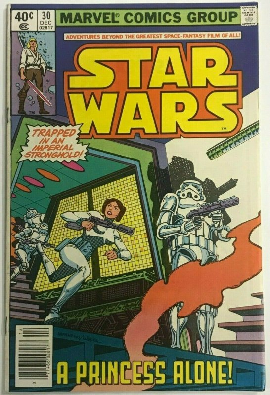 STAR WARS#30 VF 1979 MARVEL BRONZE AGE COMICS