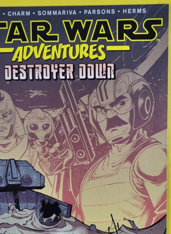 Star Wars Adventures Destroyer Down #1 Jon Sommariva 1:10 RI Variant 2018 IDW NM