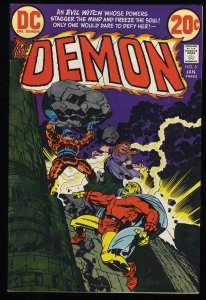 Demon #5 VF- 7.5 Merlin's Word, Demon's Wrath! Jack Kirby Cover Art!