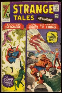STRANGE TALES #133 1965-DR STRANGE-HUMAN TORCH DITKO VG