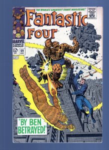 Fantastic Four #69 - Jack Kirby Cover Art. Stan Lee Story. (4.0) 1967