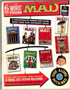 WORST FROM MAD (1958-1969) 6 W/ NO INSERT  VG-