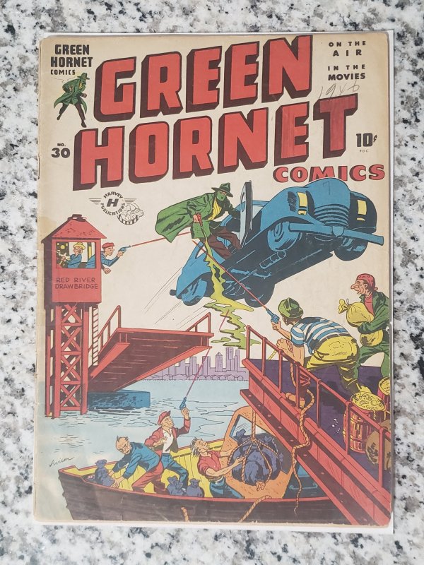 Green Hornet comics 30 missing pages incomplete.