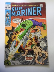 Sub-Mariner #34 (1971) VG/FN Condition