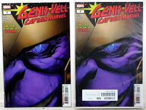 Genis-Vell: Captain Marvel Lot of 2 #2 x2 (2022) Marvel Comics 9.4 Comic Books