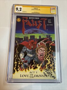 Faust (1989) # 1 (CGC 9.2 SS) Signed & Sketch Tim Vigil  • Northstar 1st Print