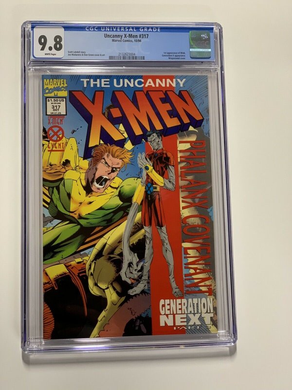 Uncanny X-men 317 Cgc 9.8 Regular Edition Marvel