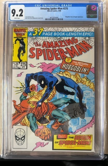 The Amazing Spider-Man #275 (1986) CGC 9.2