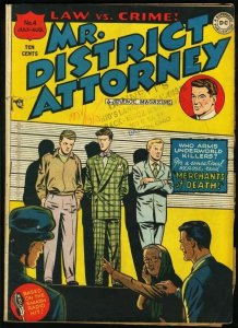 Mr. District Attorney--#4--1948--COMIC BOOK--DC--VG