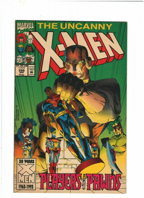 Uncanny X-Men #299 VF 8.0 Marvel Comics 1993 vs. Gamesmaster