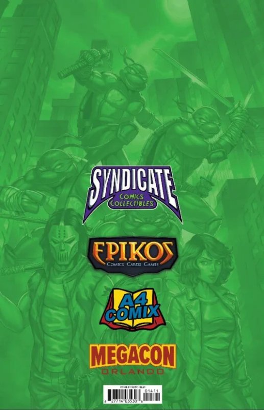 TMNT #15 2026 MegaCon Sketch Ellis Exclusive IDW (Presale) Release 2/11/26