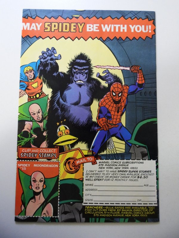 Spidey Super Stories #31 (1978) FN Condition
