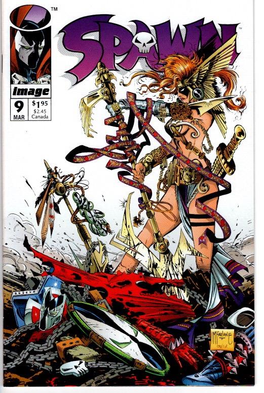 SPAWN #9 FIRST ANGELA NEAR MINT $8.00