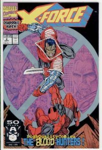 X-FORCE #2, DeadPool, Cable, ShatterStar, Nicieza, VF/NM, 1991, more XF in store