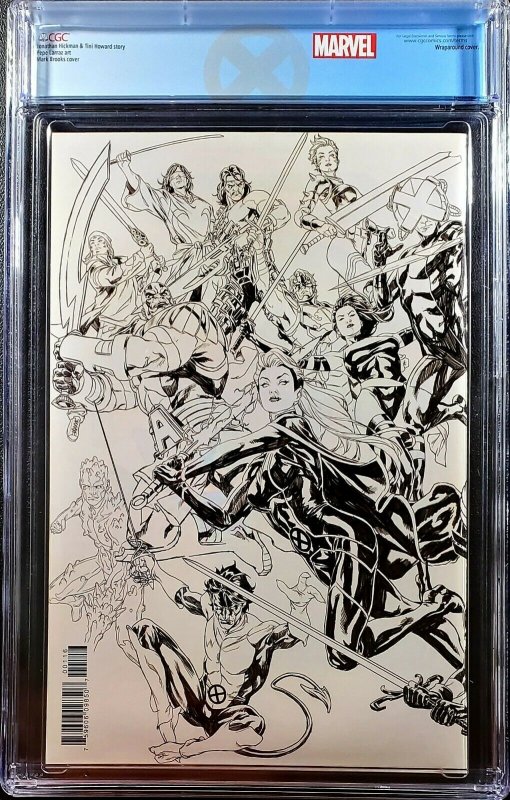 X Of Swords Creation 1:100 Brooks Wraparound Sketch CGC 9.8 crain