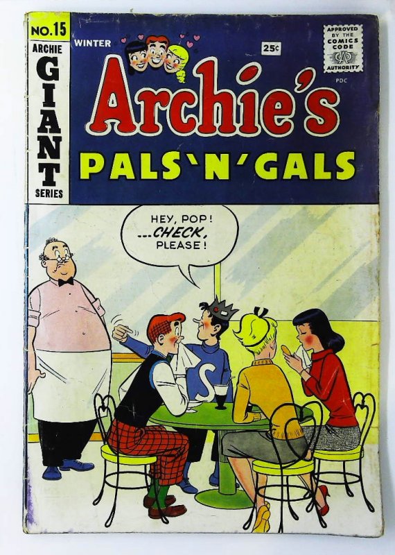 Archie's Pals 'N' Gals #15, Good+ (Actual scan)