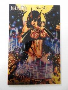 Hellwitch: Hellbourne #1 Metal Jewel Edition NM Condition! Signed W/ COA!
