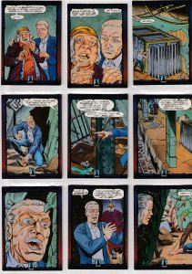 Dark Dominion # 0 Trading Cards  Rare Steve Ditko painted art ! 45  Cards !