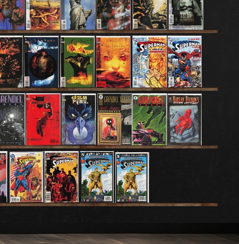 Huge Lot 150+ Comics with Hellblazer, The Sandman, The Spectre & More!