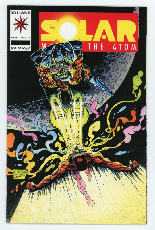 Solar, Man of the Atom #17 Valiant Joe Quesada Bob Layton NM