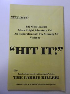 Moon Knight #25 (1982) VF- Condition!