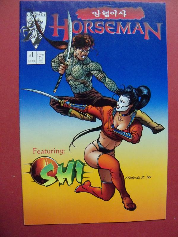 SHI #1 HORSEMAN  VF/NM OR BETTER CRUSADE COMICS