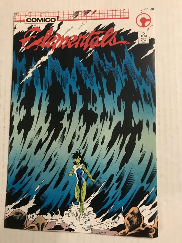 Elementals #5 : Comico 12/85 VF;  Bill Willingham art & story