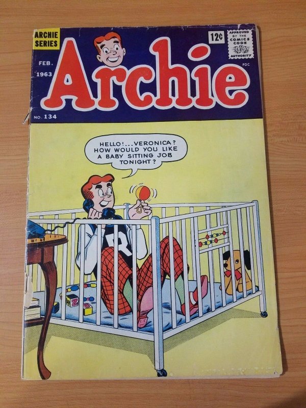 Archie #134 ~ GOOD GD ~ (1963, Archie Comics) 