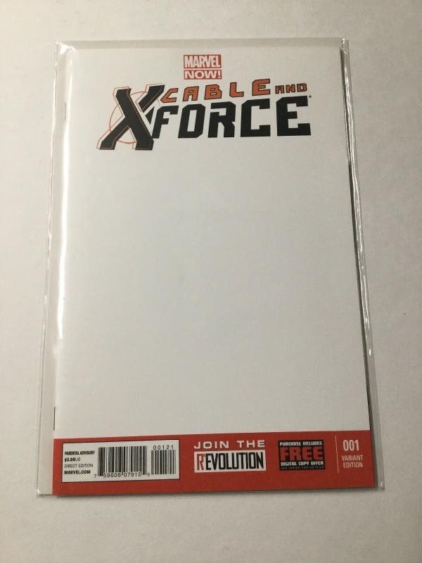 Cable And X-Force 1 Nm Near Mint Blank Variant Marvel Comics 