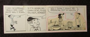 Late 80's Early 90's THE SMITH FAMILY Original Comic Strip Art 16.5x5.5 10/4