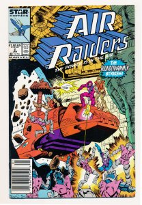 Air Raiders (1987 Marvel/Star Comics) #1-4 FN/VF