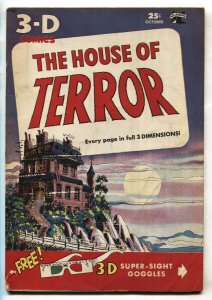 HOUSE OF TERROR #1-3-D--KUBERT--MATT BAKER ART--HORROR--comic book