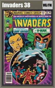 Invaders 38 (1979) VG/FN Bronze Age Marvel Comics