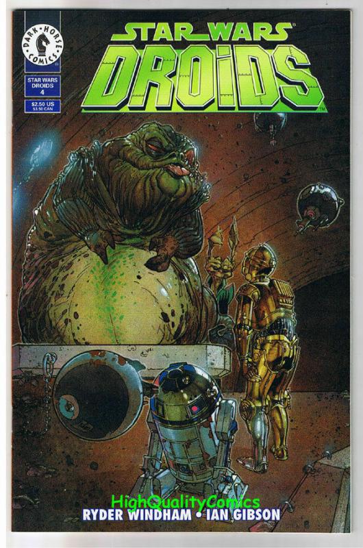 STAR WARS DROID #4, NM+, C-3PO, R2-D2, Plunkett, 1995, more SW in store