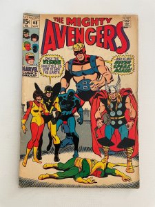 Avengers # 68 FN Marvel Silver Age Comic Book Thor Hulk Iron Man 5 LI3