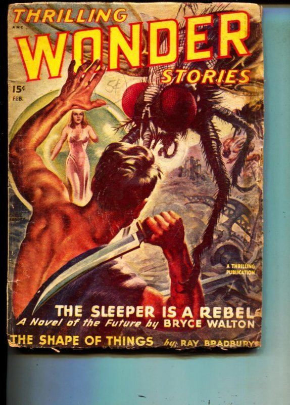 Thrilling Wonder Stories-Pulp-2/1948-Edmond Hamilton-Ray Bradbury