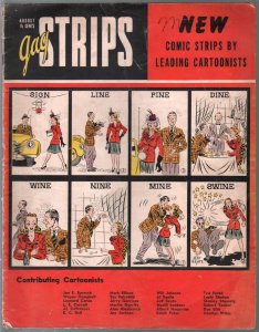 Gag Strips #1 1942-1st issue-WWII era-Mr Prosecutor-Hobo Joe-undocumented-VG