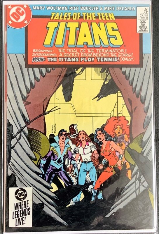 Tales of the Teen Titans #53 (1985, DC) 1st Full Appearance of Azrael. VF/NM