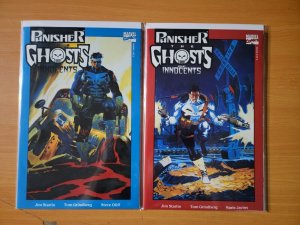 Punisher: The Ghost of Innocents 1-2 Complete Set Run! ~ NEAR MINT NM ~ 1993