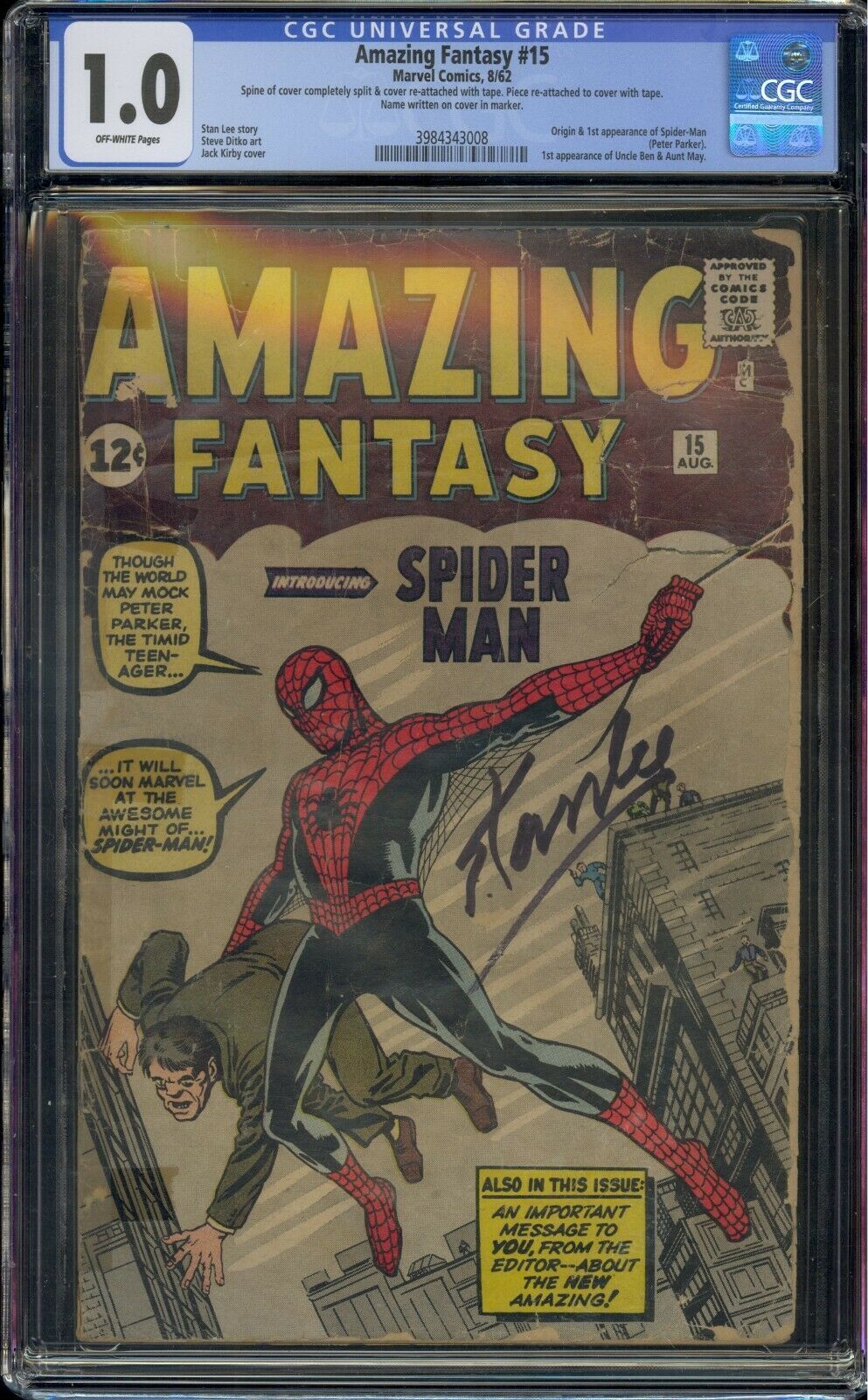 Amazing Fantasy 15 (Marvel Comics)