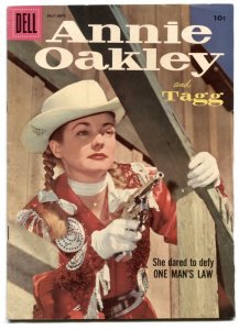 Annie Oakley and Tagg #12 1957-Dell TV Western FN