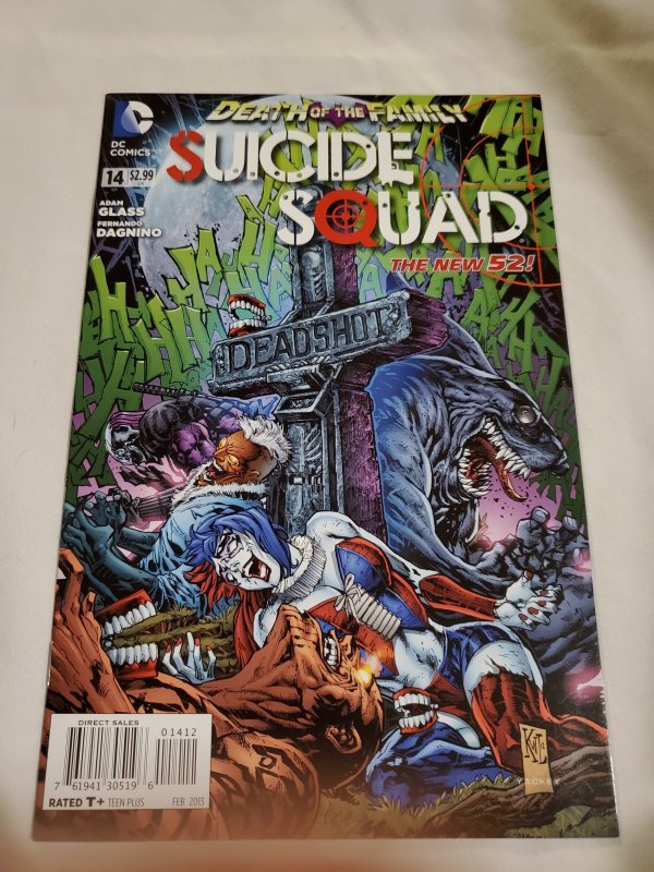 Suicide Squad 14 2nd Print Near Mint Cover by Ken Lashley