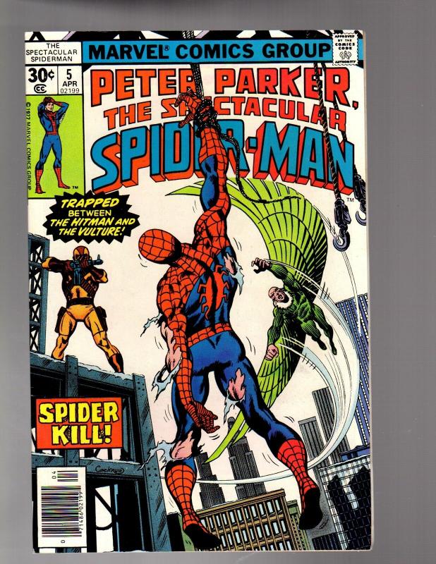 PETER PARKER 5 VERY FINE  April 1977