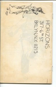 Horizons #1 1975-Mike Kaluta cover & interview-Waly Kelly-Walt Simonson-FN