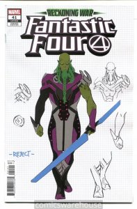 FANTASTIC FOUR (2018 MARVEL) #41 VARIANT 1:10 SILVA CONCEPT ART NM G29444