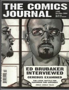 COMICS JOURNAL #263 NM-, Ed Brubaker, Cerebus, Superman, Fantagraphics, 2004