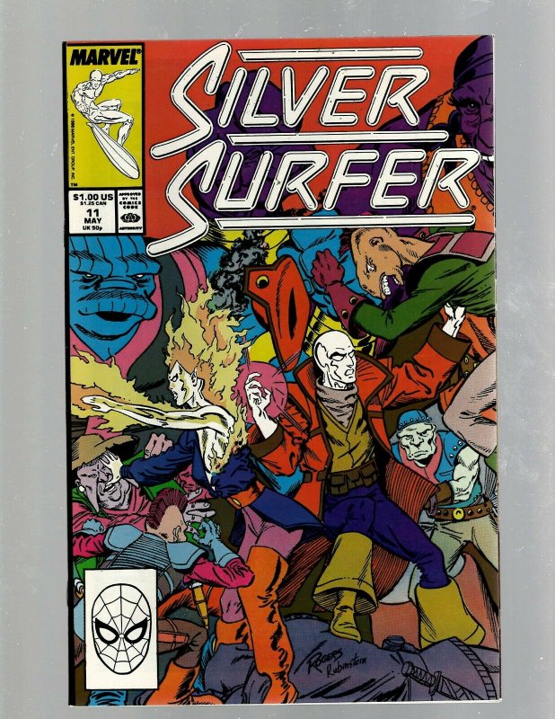 Lot of 12 Silver Surfer Marvel Comics #2 3 4 5 8 11 12 13 14 15 16 Annual #1 GB2