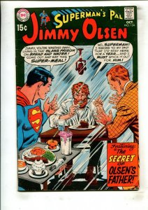 SUPERMAN'S PAL JIMMY OLSEN #124 (5.0) THE SECRET OF OLSEN'S FATHER!! 1969