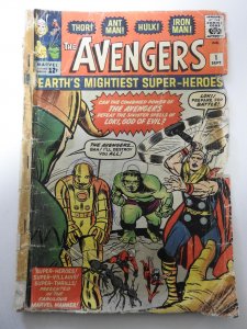 The Avengers #1 (1963) PR Condition see description